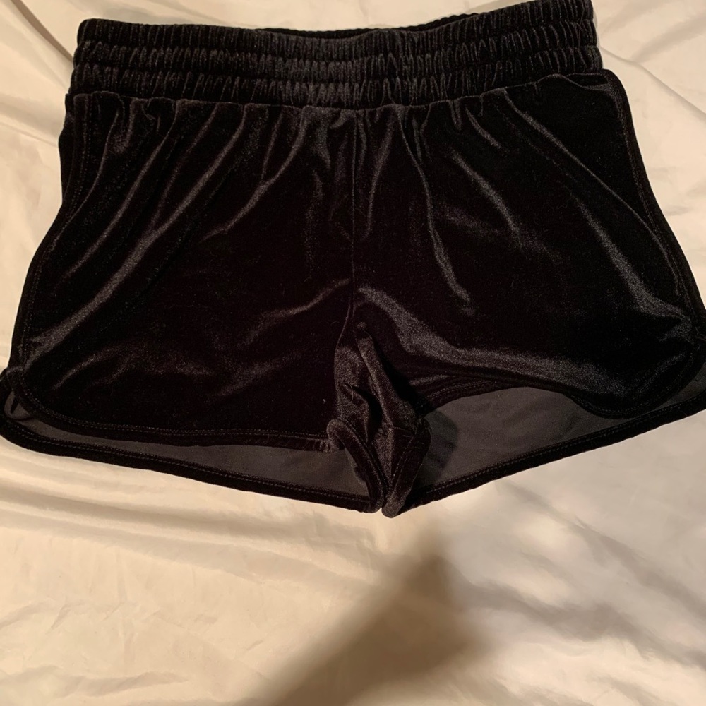 Velvet booty shorts